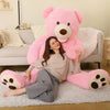 Morismos Giant Teddy Bear Plush 6Ft, Huge Pink Teddy Bears For Girlfriend, 6 Foot Large Big Bear Gifts, Baby Shower, Birthday