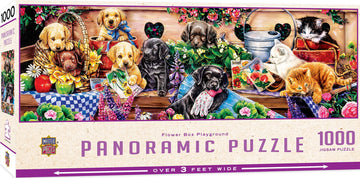 Flower Box Playground Panoramic 1000 Pc