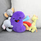 Attatoy Plush Kidney Stuffed Toy - 8.5" Polyester, Purple/Multicolored - Ideal Get Well Gift & Health Education