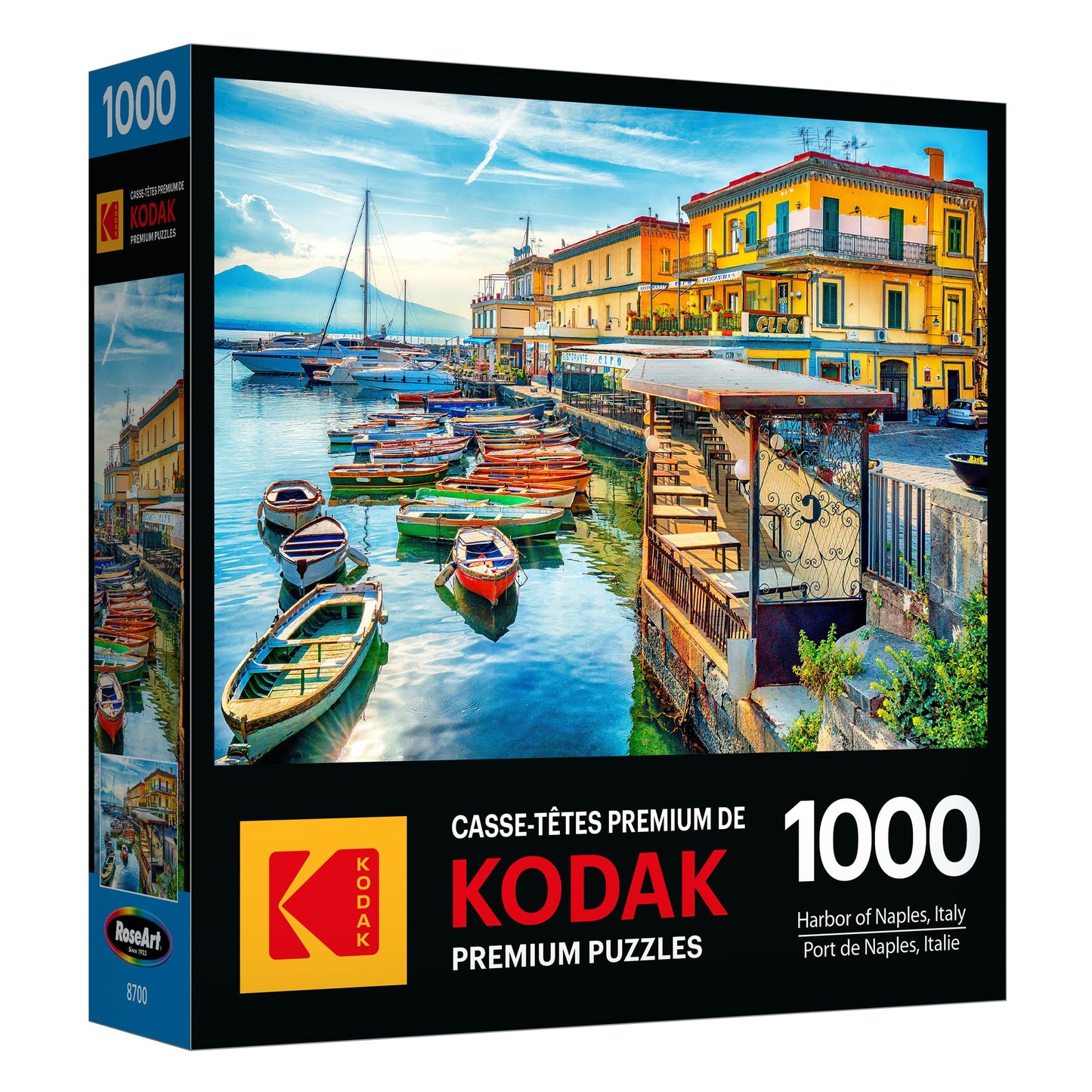 RoseArt - Kodak enhanced - Harbor of Naples Italy - 1000 Piece Jigsaw Puzzle for mature-themeds