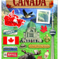 Paper House Productions Travel Canada 2D Stickers, 3-Pack, Green