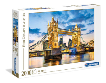 Clementoni 32563 Hqc 2000Pc Puzzle-Tower Bridge At Dusk