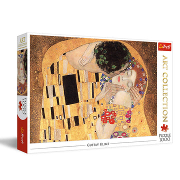 Trefl Art Collection The Kiss 1000 Piece Jigsaw Puzzle Red 27'X19' Print, Diy Puzzle, Creative Fun, Classic Jigsaw For Adults And Children From 12 Years Old