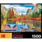RoseArt - Kodak Premium - El Capitan and Merced River in Autumn, Yosemite National Park - 1500 Piece Jigsaw Puzzle for Adults