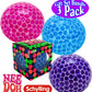 Nee-Doh Schylling Bubble Glob Groovy Glob! Squishy, Squeezy, Stretchy Stress Balls Blue, Pink & Purple Complete Gift Set Party B