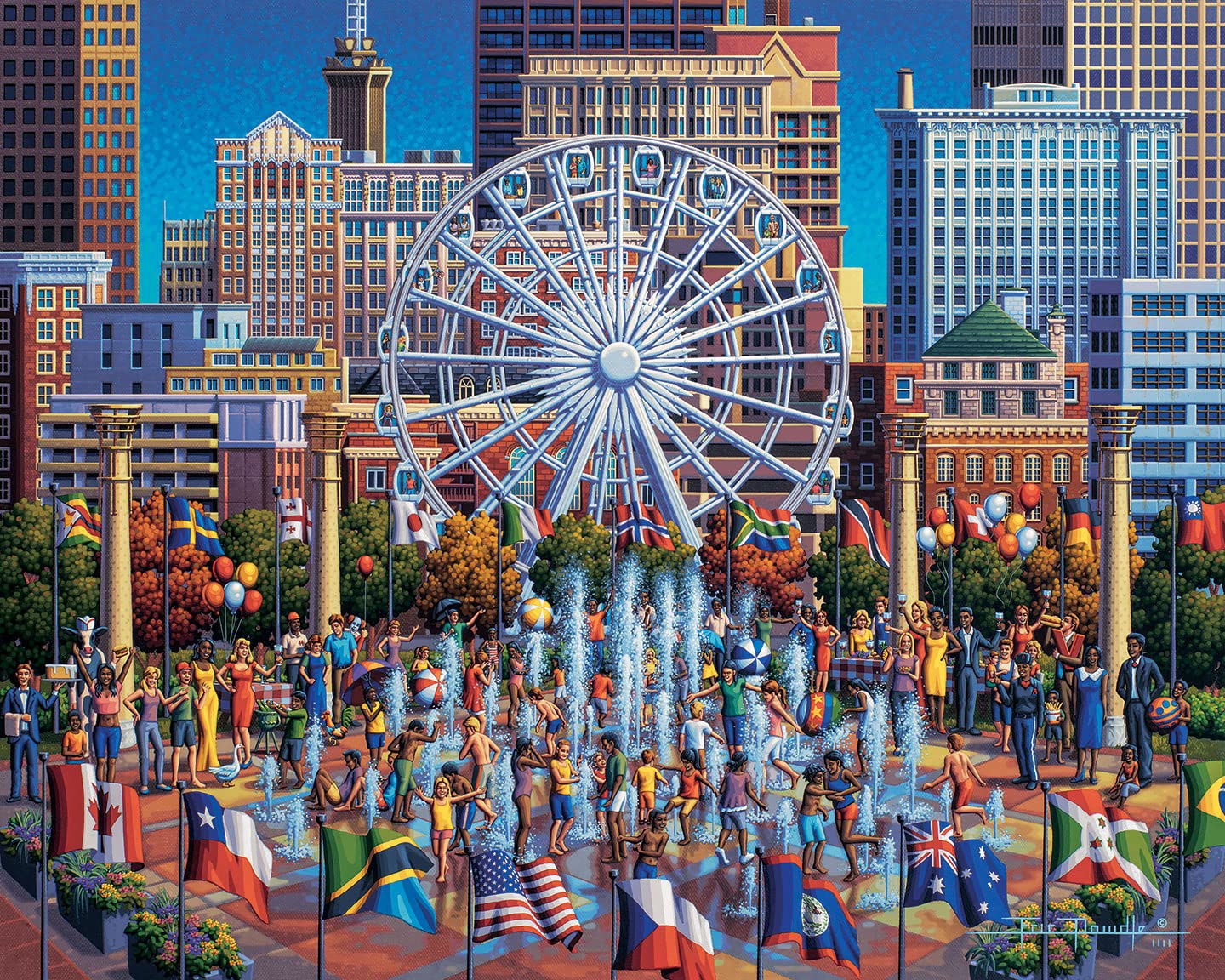 Dowdle Jigsaw Puzzle - Atlanta - 500 Piece