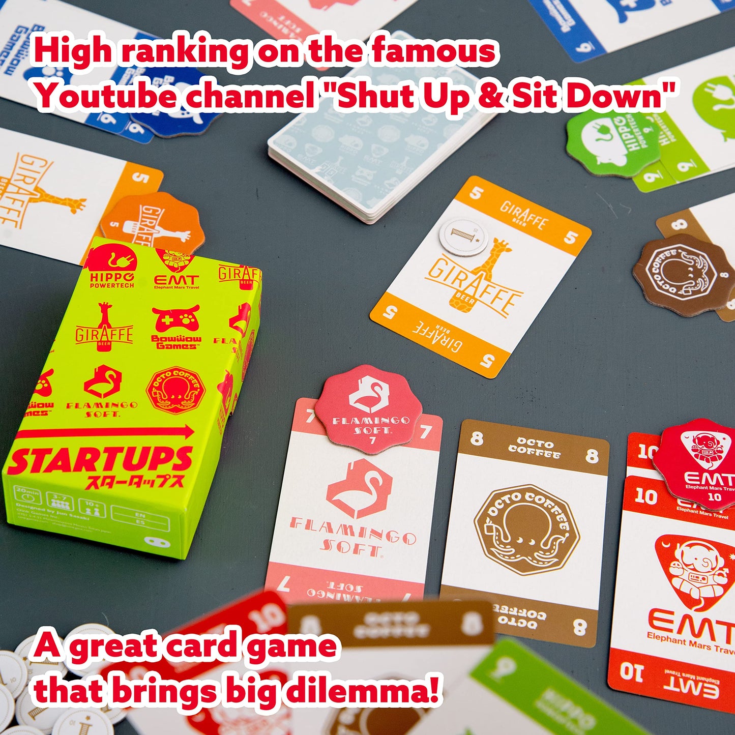 Oink Games Startups Strategy Game For Adults & Children • Become A Startup Investor • Best For Family Board Games Night • 10 Year Olds +