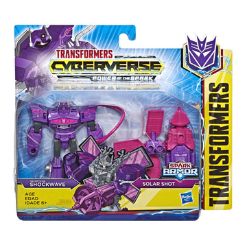 Transformers Tra Cyberverse Spark protective covering Shockwave  Brown/A