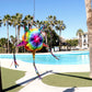 Celly Party Mexican Star Pinata, Rainbow Colorful 32 Inch Large Foldable Pinata for Birthdays, Cinco de Mayo, Halloween, Festiva