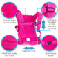 Happyvk Baby Doll Carrier Toys Doll Carrier Front Back For Little Girls Unicorn Embroidery