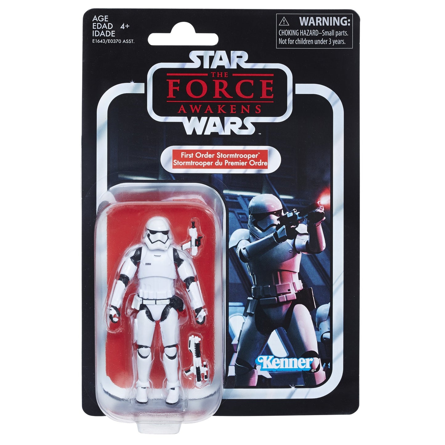 STAR WARS E1643 First Order Stormtrooper Action Figure - White Plastic Collectible