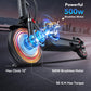 Electric Scooter 500W Motor 26 Miles Range Up To 18 Mph Dual Braking Hydraulic Shock Absorbers Portable Folding Electric Scooter