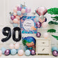 Smlpuame 40 Inch Number Balloon 0-9 Black Large Number 90 Balloons,Digital Balloons For Birthday Party Celebration Decorations S
