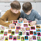 Gisgfim 50 Pairs Memory Matching Game Famous Paintings Concentration Memory Matching Games For Adults Learning Educational Match