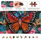 Naturelish Butterfly Jigsaw Puzzles For Adults 1000 Pieces, Brain Challenging Shaped Puzzle For Game Night, Family, Friends, Siz