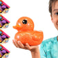 Ja-Ru Giant Glitter Rubber Ducks Metallic Colors 7'' (24 Rubber Duckies) Sensory Fidget Toy For Kids, Stress Relief Toy. Bulk St