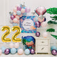 Smlpuame 40 Inch Number Balloon 0-9 Gold Large Number 22 Balloons,Digital Balloons For Birthday Party Celebration Decorations Su