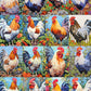 Cross & Glory - Key West Colorama: Rooster On Duval - 1000 Piece Jigsaw Puzzle For Adults | Vibrant | Challenging & Artistic | S