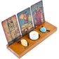 Curawood Tarot Card Holder Stand - Display Your Daily Draw - Tarot Card Stand For Display - Witchy Gifts, Witchcraft Supplies -