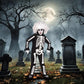 Saturday Night Live David S Pumpkins Beat Boy Skeleton Child Costume - Medium 8/10
