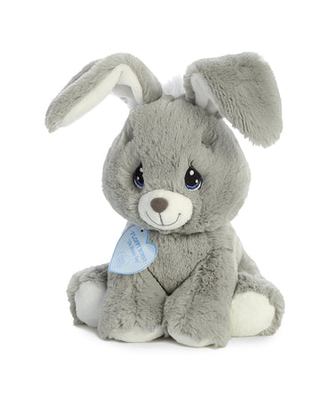Aurora® Inspirational Precious Moments™ Floppy Bunny Grey Stuffed Animal - Cherished Memories - Enduring Comfort - Gray 8.5 Inches