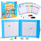 D-Fantix Magnetic Addition Multiplication Game Board, Math Games For Kids 8-12, Math Manipulatives For Elementary School, Montessori Math Learning Toys For Homeschool Classroom