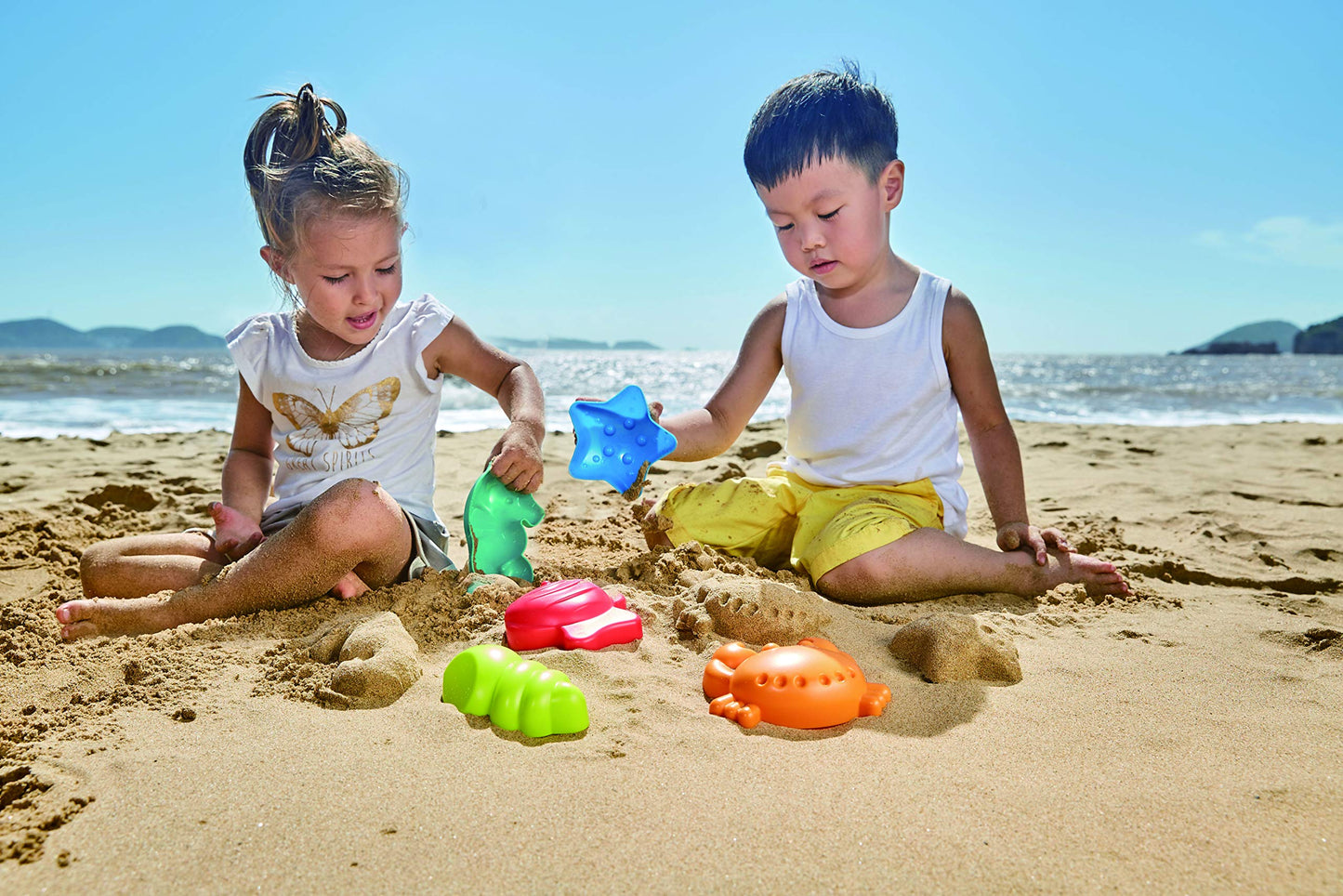 Hape Sea Creatures Sand And Beach Toy Set Toys, Multicolor