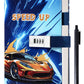 Cagie Diary With Lock For Teens Who Like Supercar, Gifts For Teen Girls And Boys 12-18 Securely Guard Secrets Journal With Lock, 5.5 X 8.1 Inch Refillable Diary With Pen