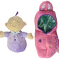 Manhattan Toy Snuggle Pod Baby Doll - 8" Hunny Bunny, Lead-Free with Cozy Sleep Sack for Ages 6 Months and Up