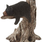 Stealstreet Ss-G-54292 Black Bear Sleeping On Tree Branch Figurine, 9'