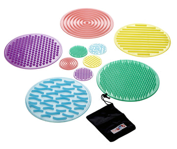 Tickit Silishapes Sensory Circles - In Home Learning Toy For Calming Sensory Play - Set Of 10 - Assists Autistic Toddlers & Children