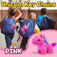 Pink Unicorn Stuffed Animals For Girls And Boys, Cute Unicorn Plush Toys Keychain, Soft And Fun Mini Plush Toy, Small Stuffed An