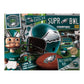 YouTheFan NFL Philadelphia Eagles Retro Puzzle - 500 Pieces, Team Colors, Cardboard, Model 0951469