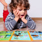 Magnetic Puzzles For Kids Ages 1-3, Travel Toddler Puzzles Ages 2-4 Year, Excavator Refrigerator Magnet For Kids Learning Gift F