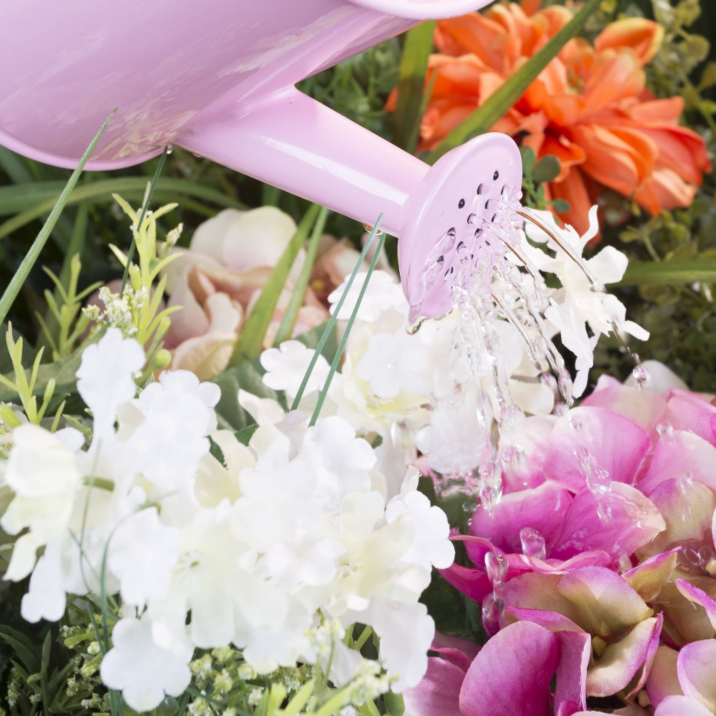 Hey! Play! Kid’S Garden Tool Set With Child Safe Shovel, Rake, Fork, Gloves, Watering Can And Canvas Tote- Mini Gardening Kit For Boys And Girls , Pink 4 X 7 X 6 Inches