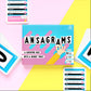 Format Games Ansagrams Party Game Travel Edition - Quick Wordy Quiz Fun! Fast-Paced Trivia Card Game, Fun Family Game For Kids & Adults, Ages 12+, 3-10 Players, 30 Minute Playtime, Made