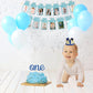 Partyhooman 1St Birthday Photo Banner For Baby From Newborn To 12 Months, First Birthday Decorations For Boys Monthly Milestones