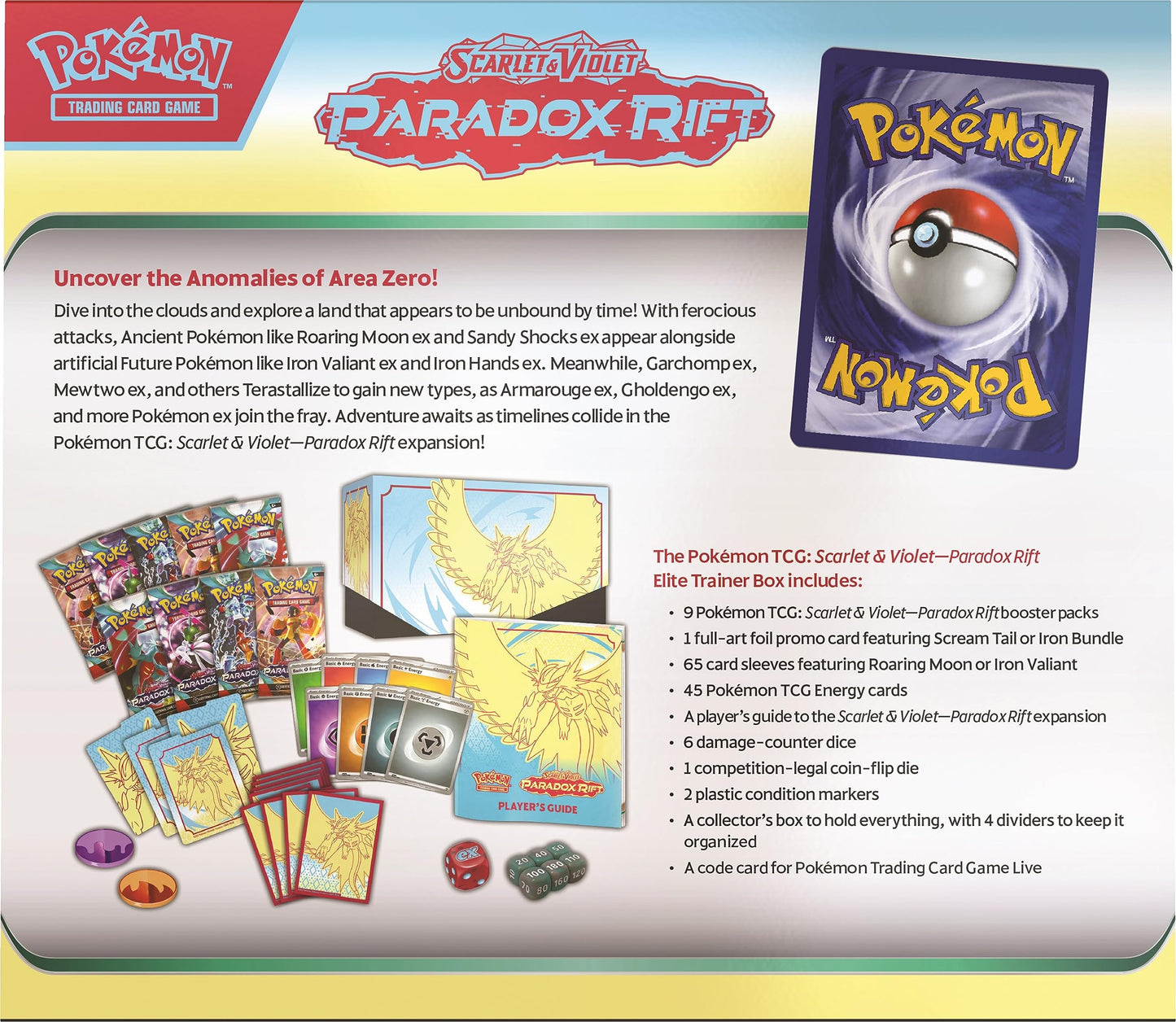 Pok?mon TCG: Scarlet & Violet-Paradox Rift advanced Trainer Box