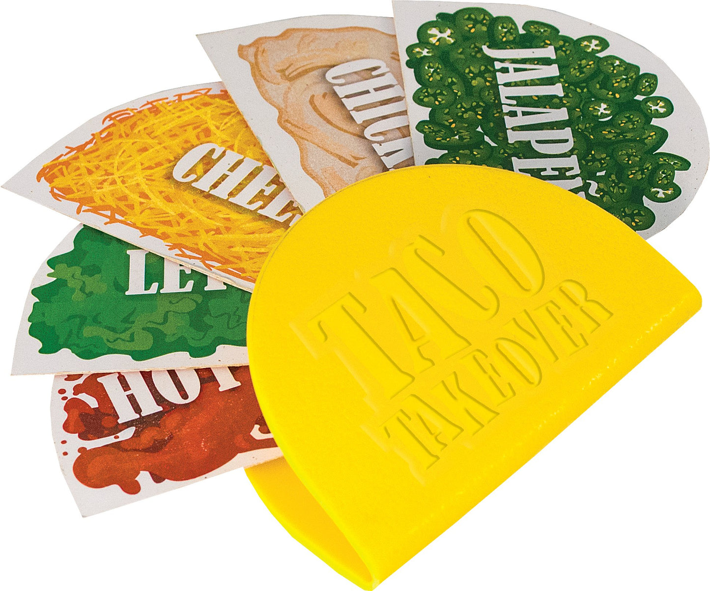 Haywire Group Taco Takeover Board Game - Plastic, Yellow, Model 1068