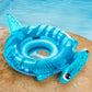 Aqua Sharkie Glitter Babyboat, Baby Swim Float With Splash & Play Activity Center Safety Seat