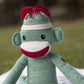 Plushland Adorable Sock Monkey, The Original Traditional Hand Knitted Stuffed Animal Toy Gift-For Kids, Babies, Teens, Girls And Boys Baby Doll Present Puppet 20 Inches (New Green)
