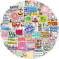 Benresive 100 Pcs Inspirational Stickers For Adults, Motivational Water Bottle Stickers, Positive Affirmation Mental Health Stickers, Scrapbook Vision Board Encouraging Stickers For Kids Adults
