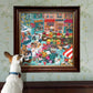 eeBoo Piece & Love: English Green Market - 1000 Piece Puzzle - mature-themed Square Jigsaw  23x23  Includes Image Reference Insert  Pieces