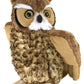 Wild Republic Great Horned Owl Plush, Stuffed Animal, Plush Toy, Kids Gifts, Cuddlekins 12', Model Number: 12310