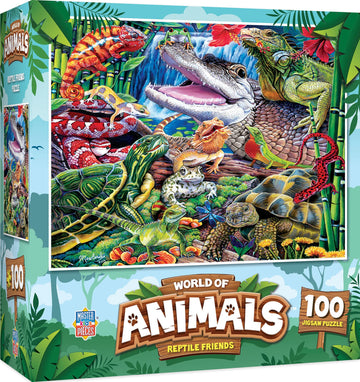 Reptile Friends 100 Pc