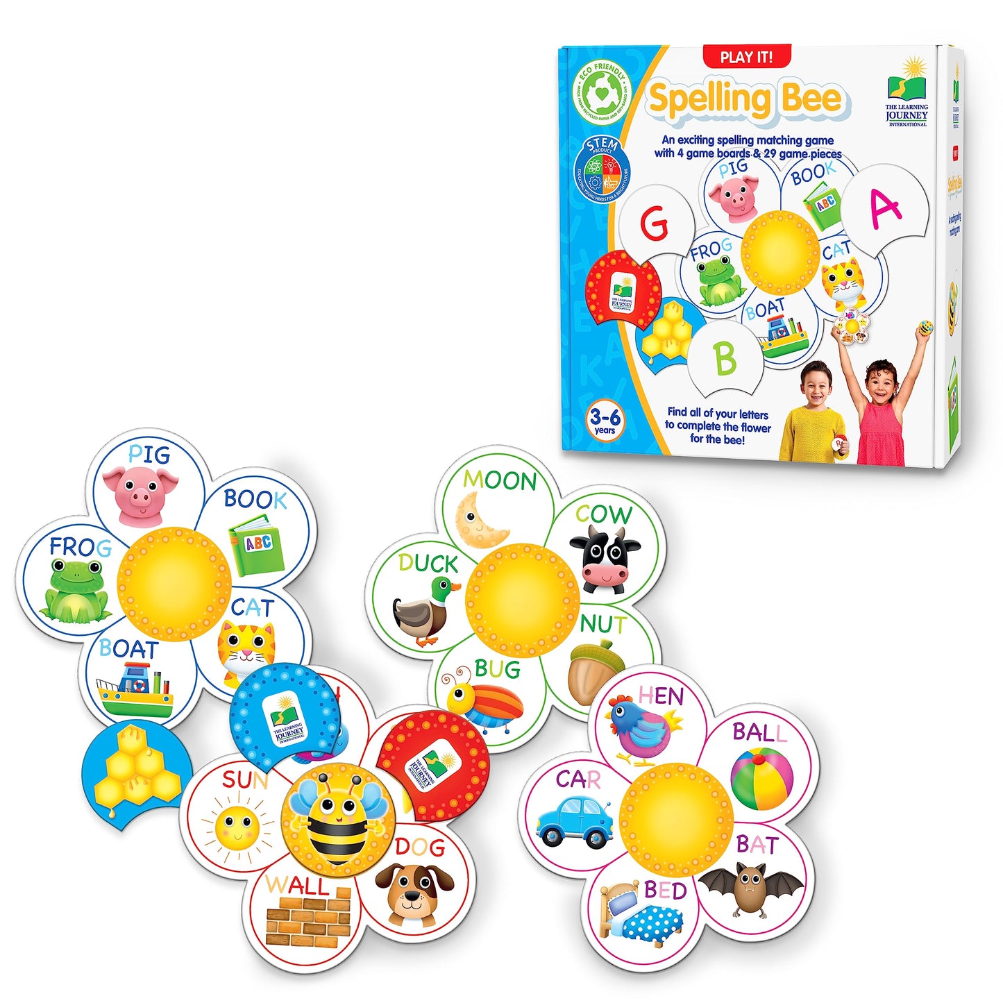 The Learning Journey: Play It! Spelling Bee - Preschool Games & Gifts For Boys & Girls Ages 3 Years And Up, Multicolor (359242)