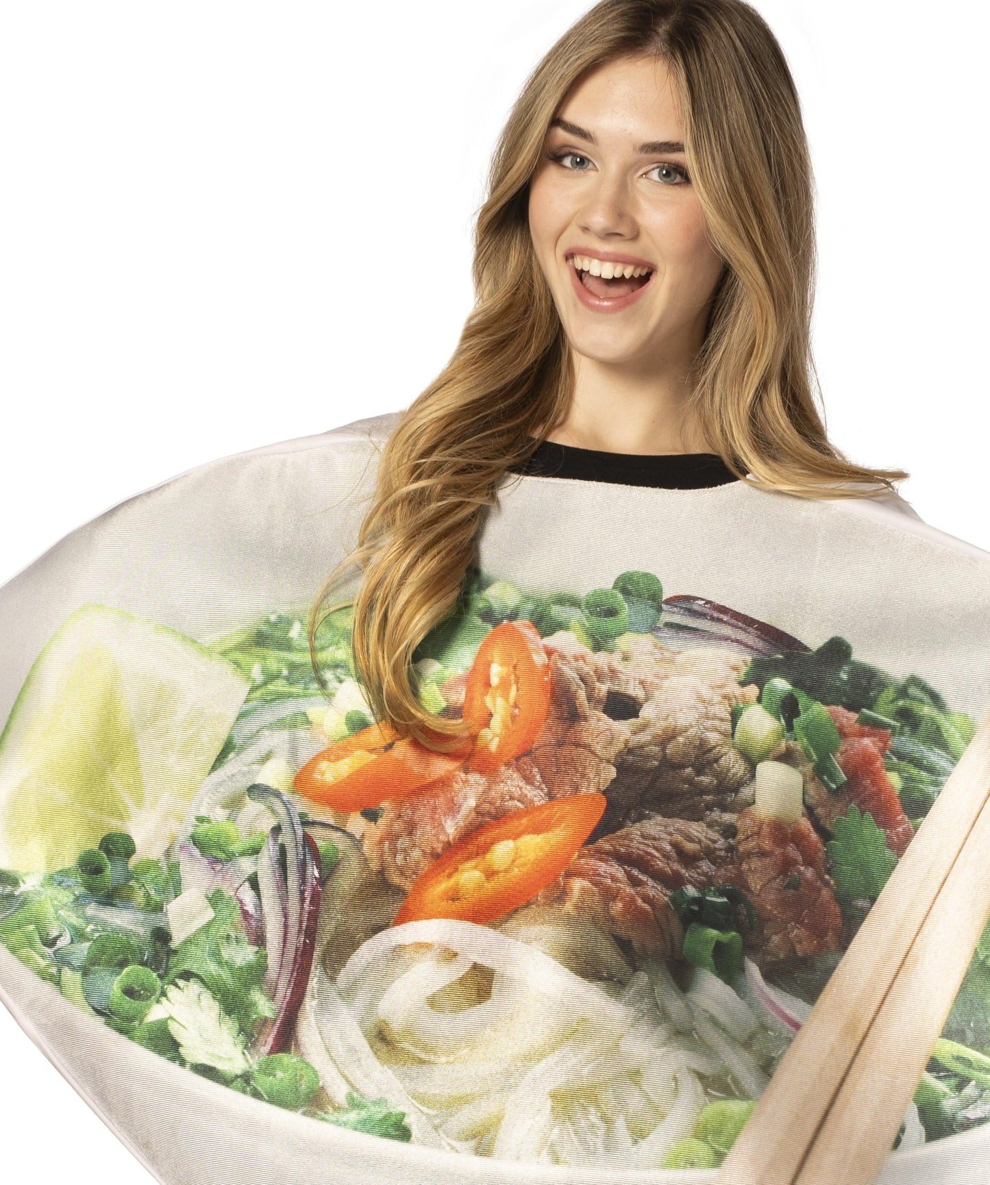 Rasta Imposta Pho Noodle Bowl Halloween Costume White