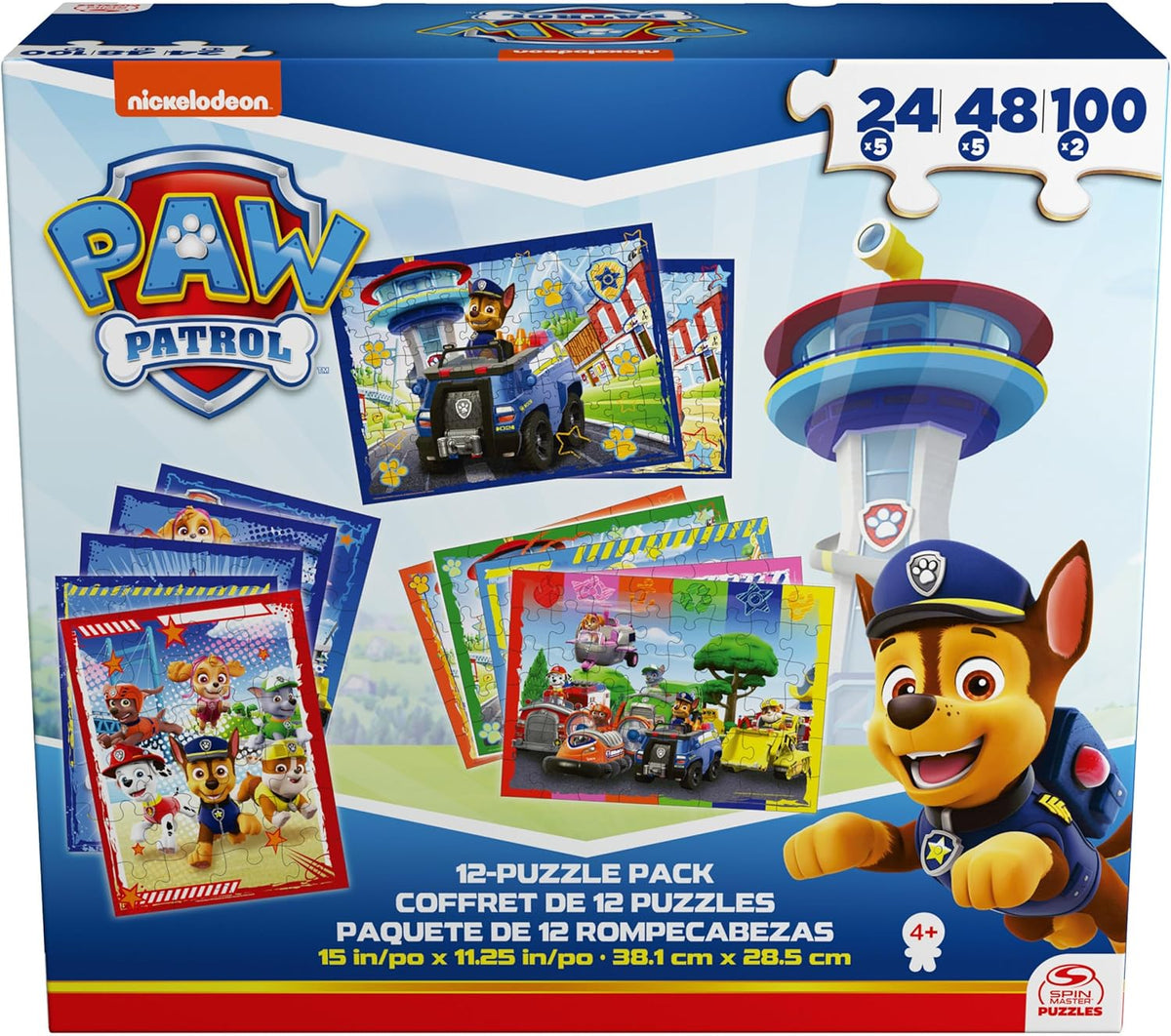 SuperPups Paw Patrol Puzzles - 12 Pack