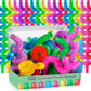 Bunmo Easter Basket Essentials - Pop Tubes - Sensory Toys - Toddler Toys - Imaginative Play & Encouraging Creative Play - Easter Basket Stuffers - Non-Mouthable Toy 3+ - 30 Pack Large