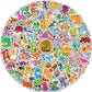 Benresive 300 Pcs Cute Dinosaur Stickers For Kids, Water Bottle Stickers For Kids Waterproof, Vinyl Laptop Kids Stickers Pack, Kids Classroom Prizes For Elementary Students